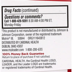 Leader Ibuprofen Color & Dye Free Tablets, Relief Pain, Inflammation, and Fever. 200mg, 100 Ct