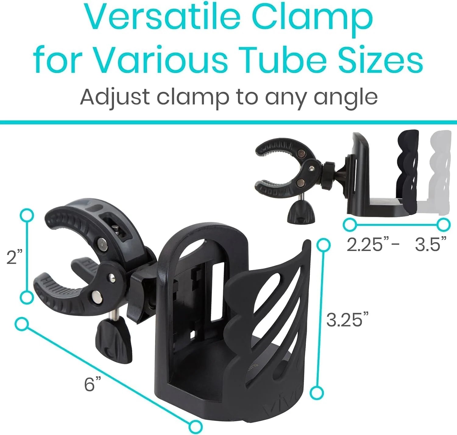 Vive Clip On Cup Holder XL