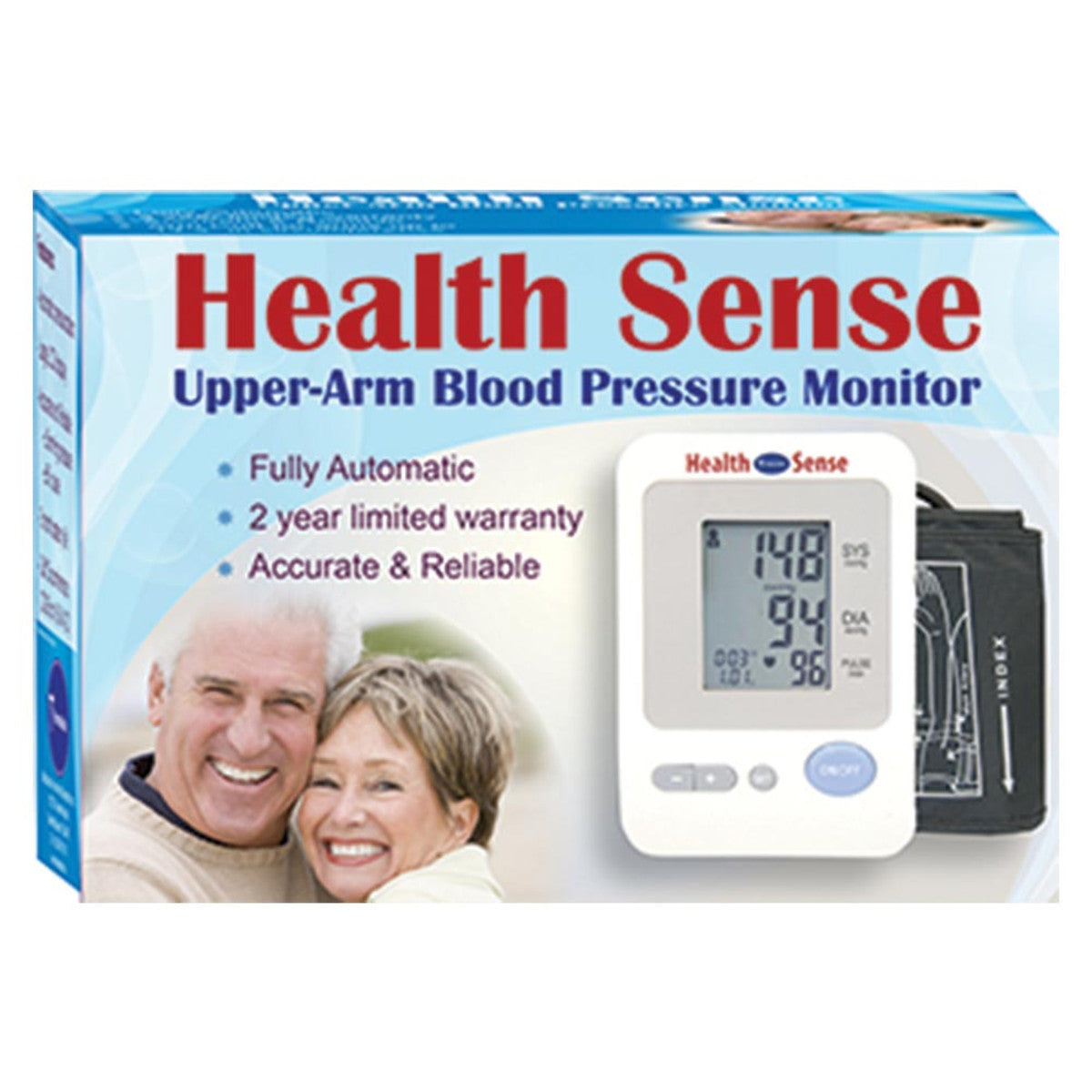 HEALTH SENSE ARM AUTOMATIC BP MONITOR WITH STANDARD CUFF