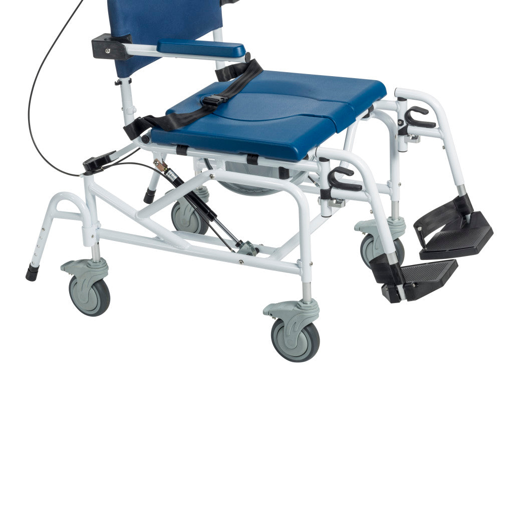 Drive Medical Tilting Aluminum Rehab Shower Chair Commode