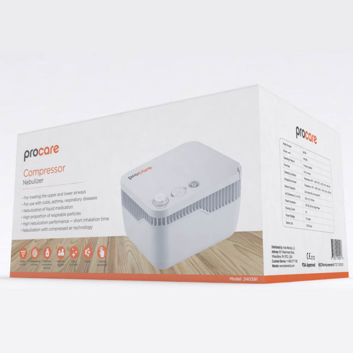 PROCARE COMPRESSOR NEBULIZER