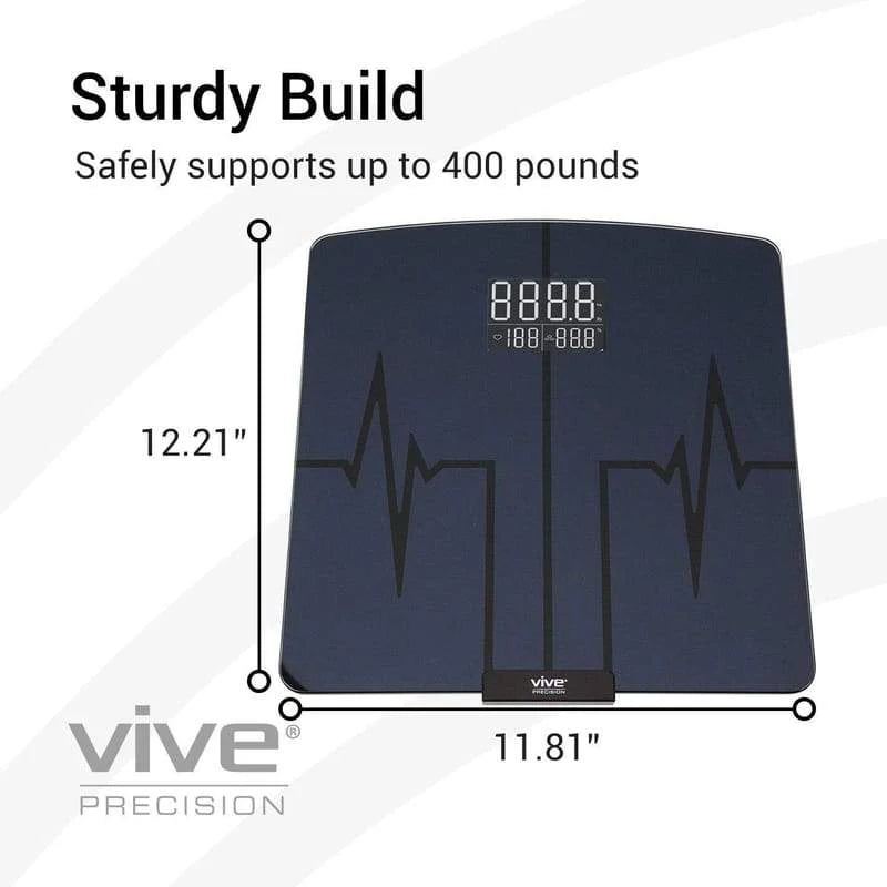 Vive Digital Heart Rate Scale Compatible with Smart Devices