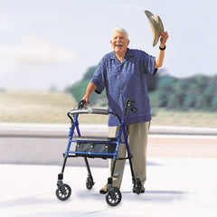 Drive Medical Hugo Fit 6 Rolling walker with a Seat