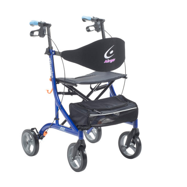 Drive Medical Airgo eXcursion X23 Lightweight Side-fold Rollator Tall Height