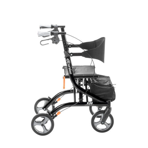 Drive Medical Airgo eXcursion X20 Lightweight Side-fold Rollator