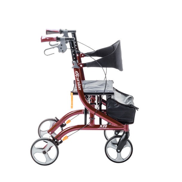 Drive Medical Airgo eXcursion X20 Lightweight Side-fold Rollator