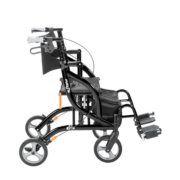 Drive Medical Airgo Fusion F20 Side-Folding Rollator & Transport Chair