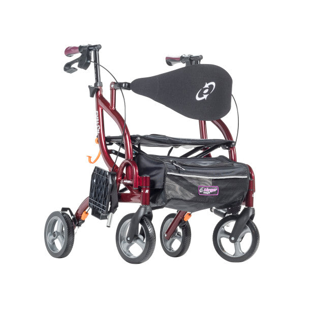 Drive Medical Airgo Fusion F20 Side-Folding Rollator & Transport Chair