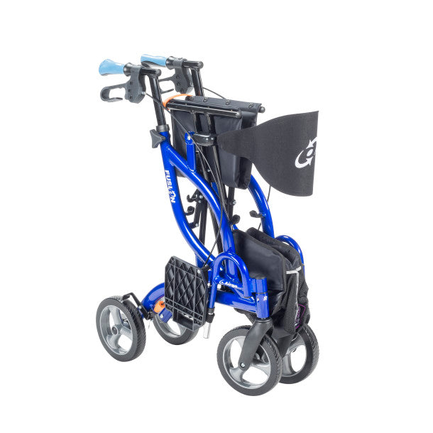 Drive Medical Airgo Fusion F20 Side-Folding Rollator & Transport Chair