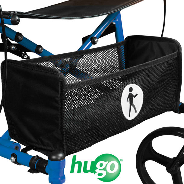 Drive Medical Hugo Sidekick Side-Folding Rolling Walker with a Seat