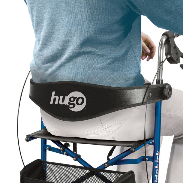 Drive Medical Hugo Sidekick Side-Folding Rolling Walker with a Seat