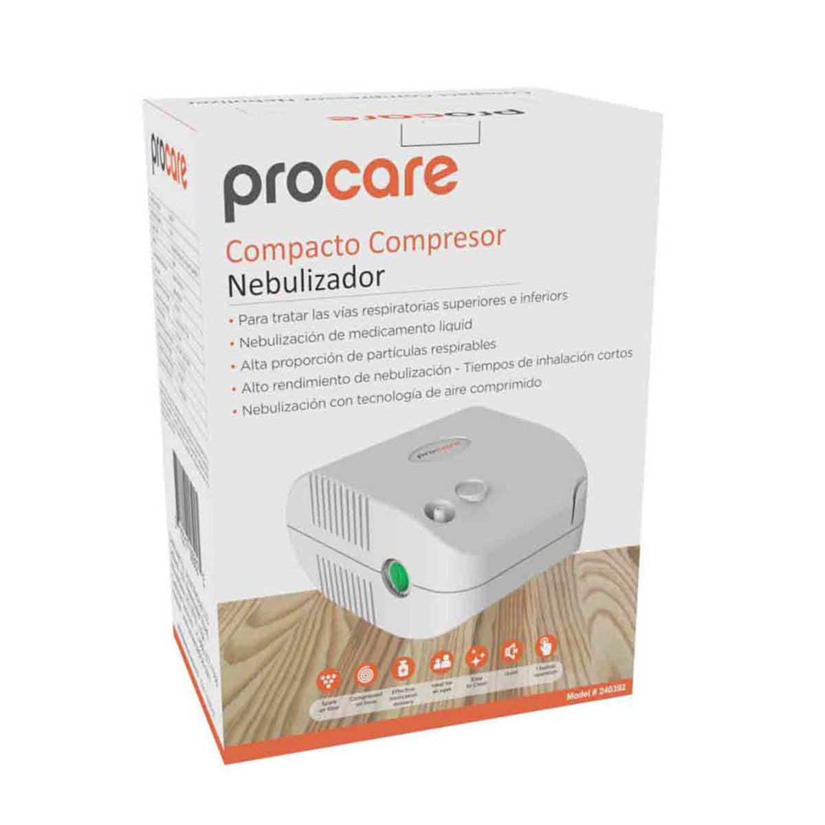 PROCARE COMPACT COMPRESSOR NEBULIZER