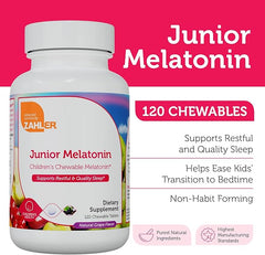 Zahler Junior Melatonin (120) Chewable Tablets