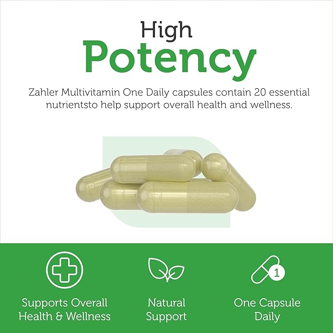 Zahler Multivitamins One Daily (60) Capsules