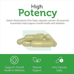 Zahler Multivitamins One Daily (60) Capsules