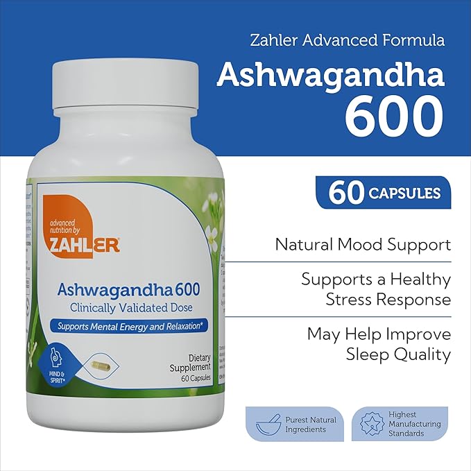 Zahler Ashwagandha (60) Capsules