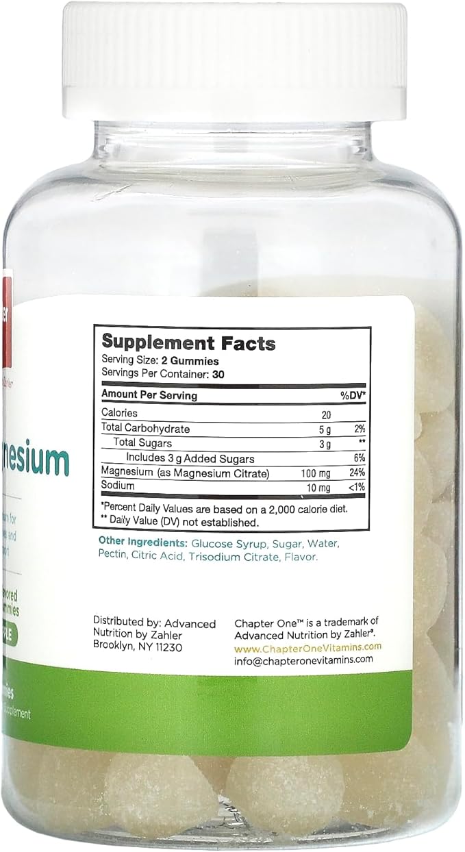 Zahler Magnesium Apple (60) Gummies