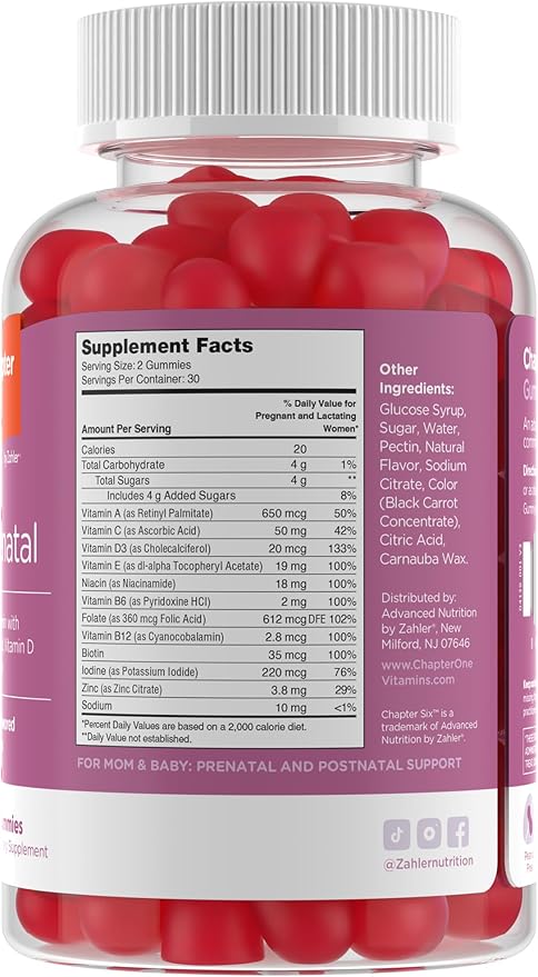 Zahler Prenatal (60) Gummies