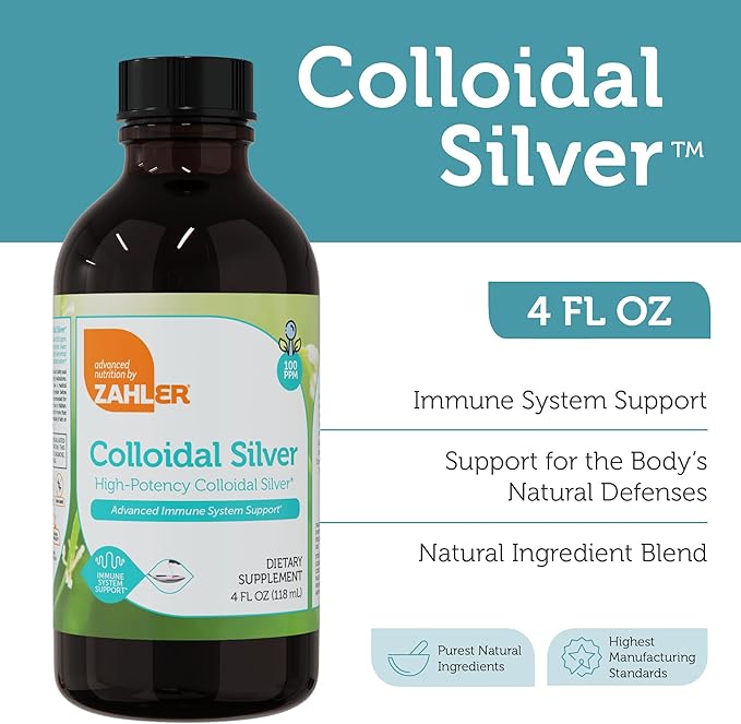 Zahler Colloidal Silver (4 oz) Liquid