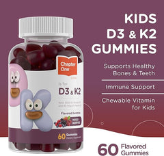 Zahler Vitamin D3 & K2 (60) Gummies