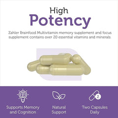 Zahler Multivitamin Brainfood (60) Capsules