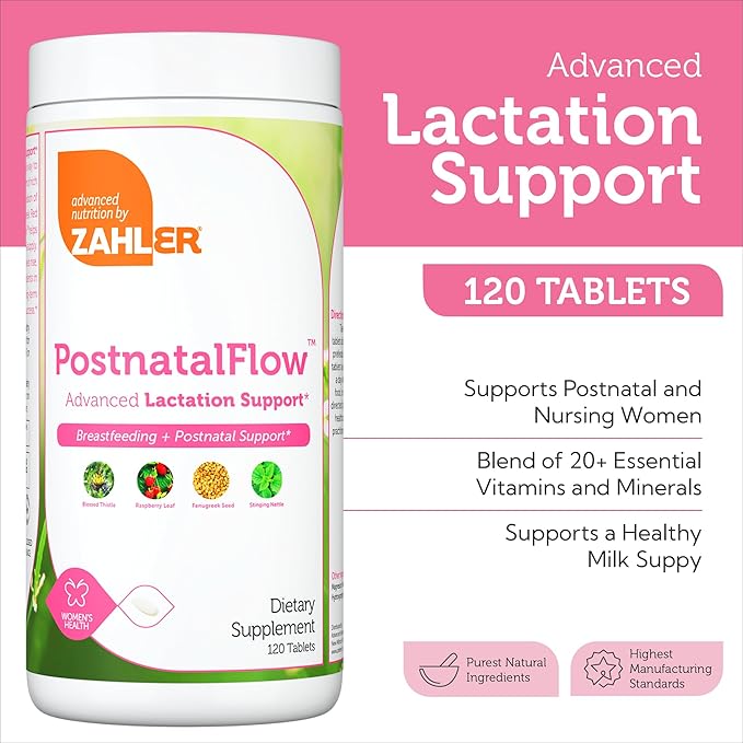 Zahler Postnatal Flow (120) Tablets