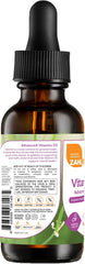 Zahler Vitamin D3 & K2 (1 oz) 30 mL Liquid