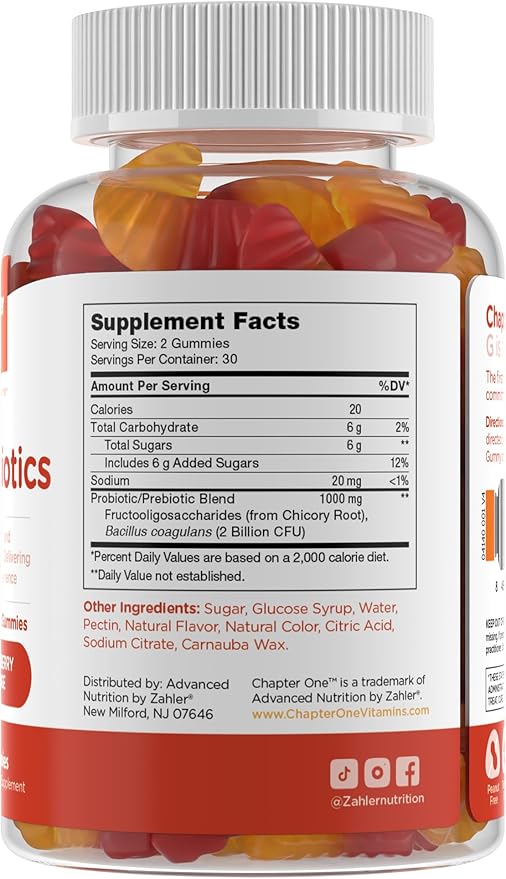 Zahler Probiotic (60) gummies