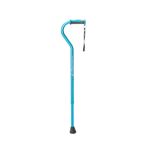 Drive Medical Airgo Comfort-Plus Aluminum Cane, Offset Handle