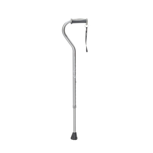 Drive Medical Airgo Comfort-Plus Aluminum Cane, Offset Handle