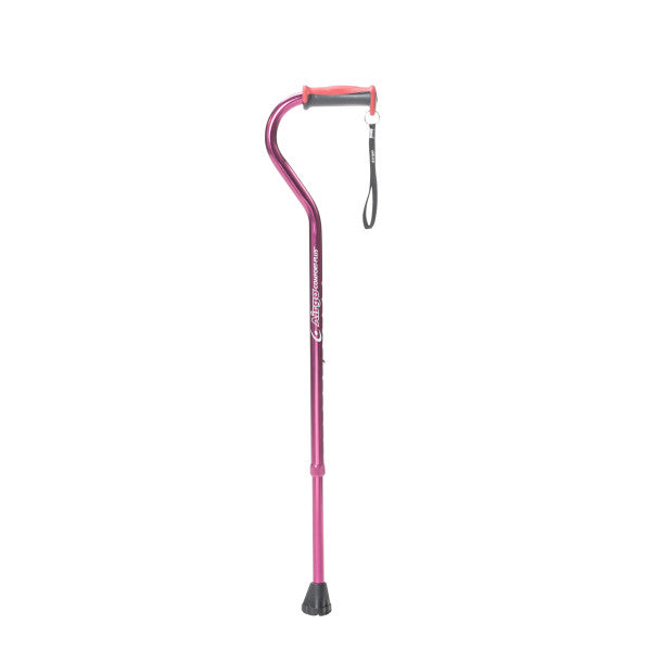 Drive Medical Airgo Comfort-Plus Aluminum Cane, Offset Handle