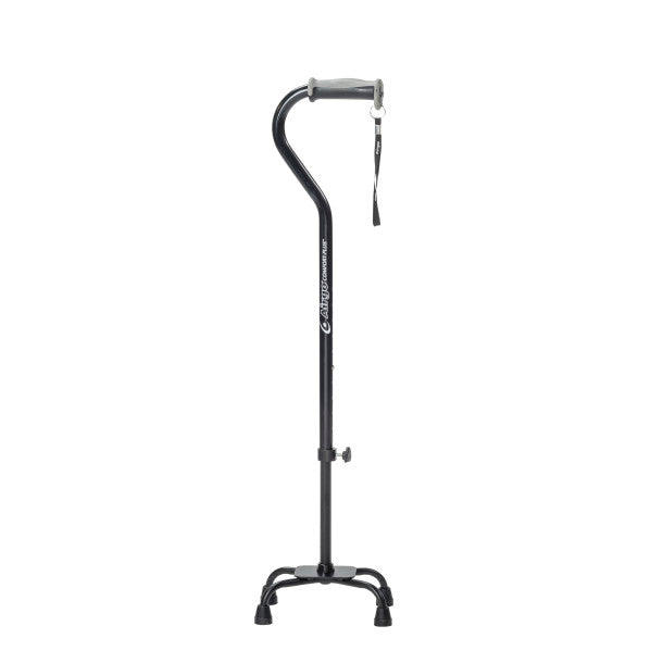 Drive Medical Airgo Comfort-Plus Adjustable Quad Canes, Small Base