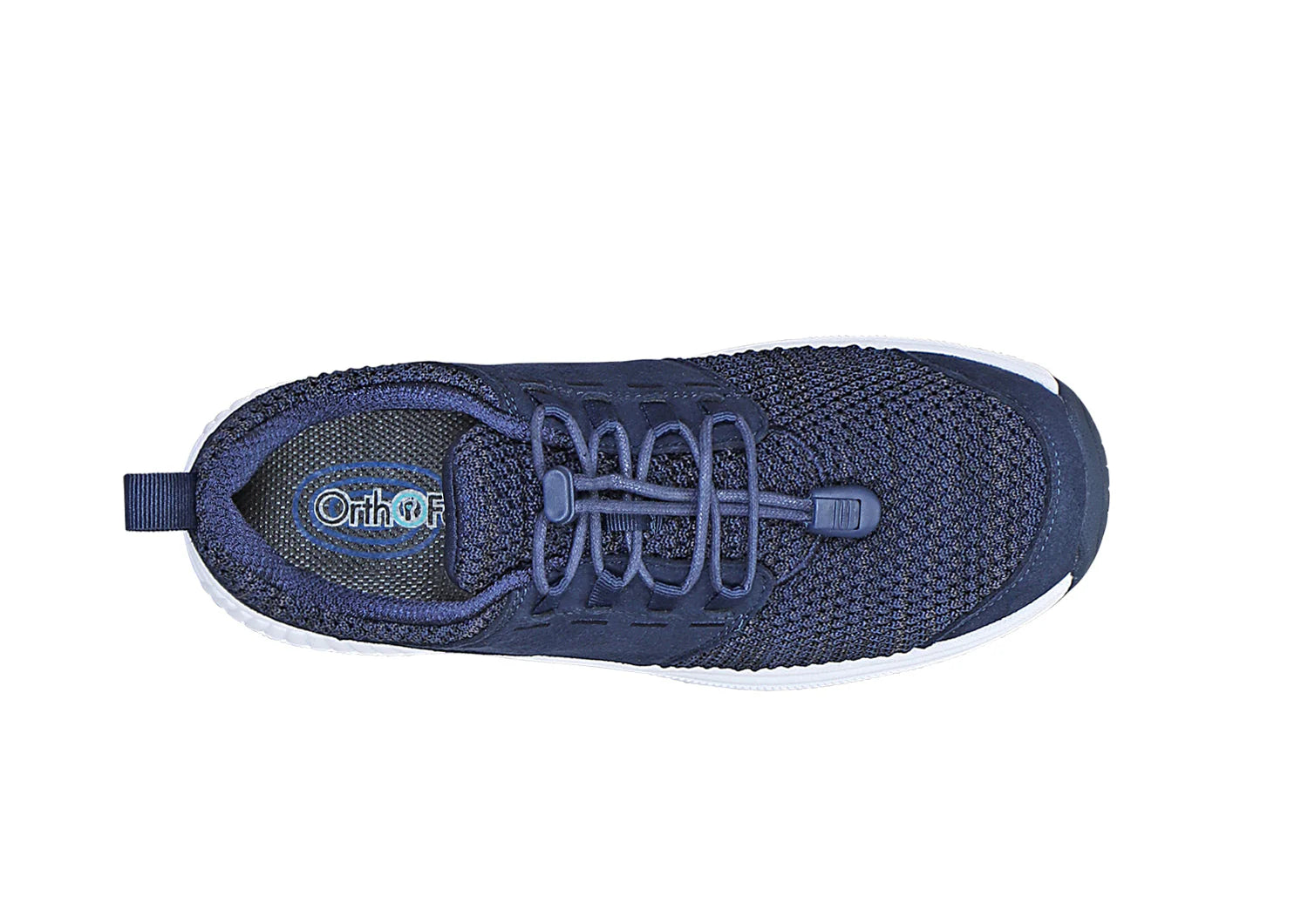 OrthoFeet Francis No-Tie Blue Women's Sneakers