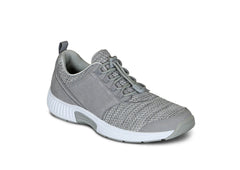 OrthoFeet Francis No-Tie Gray Women's Sneakers