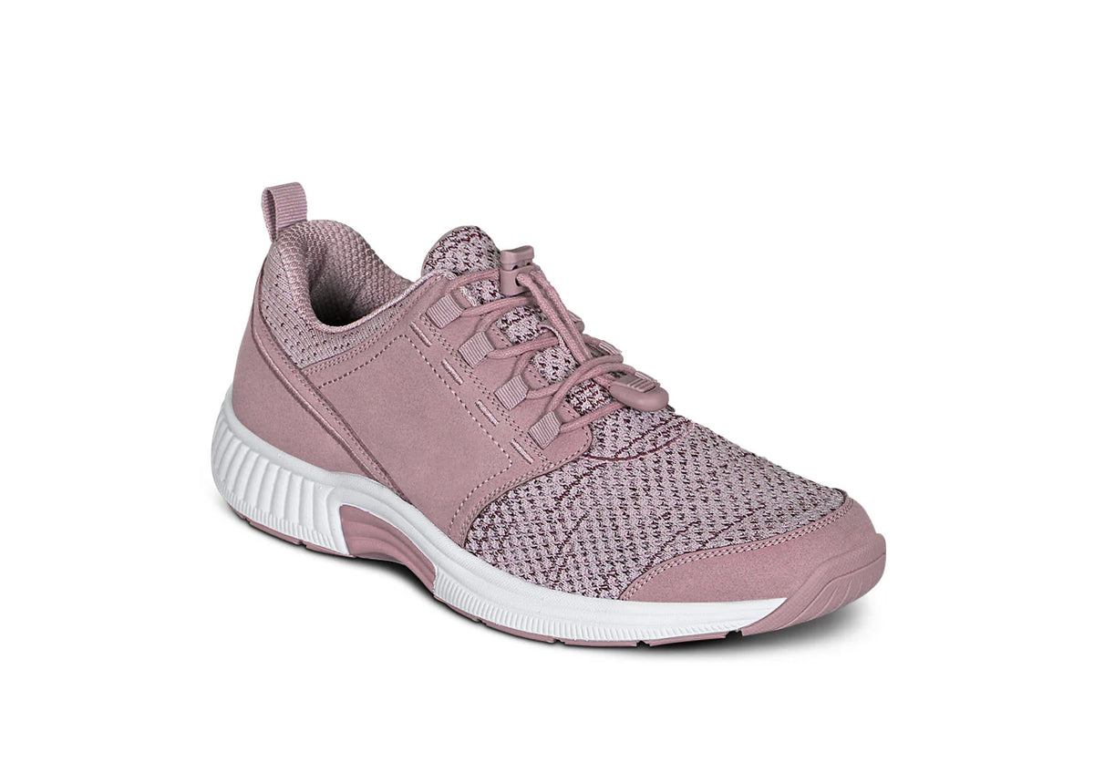 OrthoFeet Francis No-Tie Rose Women's Sneakers