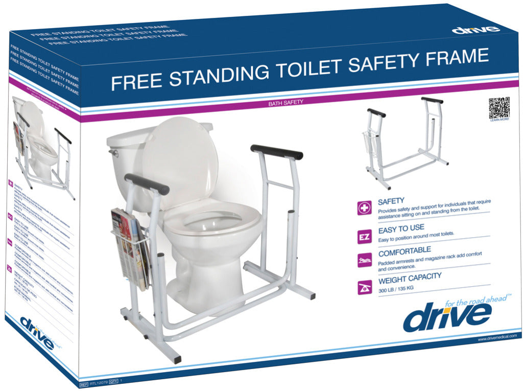 Drive Medical Free-standing Toilet Safety Rail