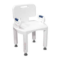 Drive Medical Premium Series Shower Chair with Back and Arms