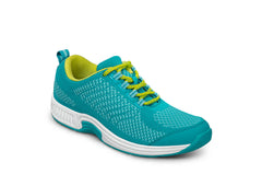 OrthoFeet Coral Turquoise Women's Sneakers