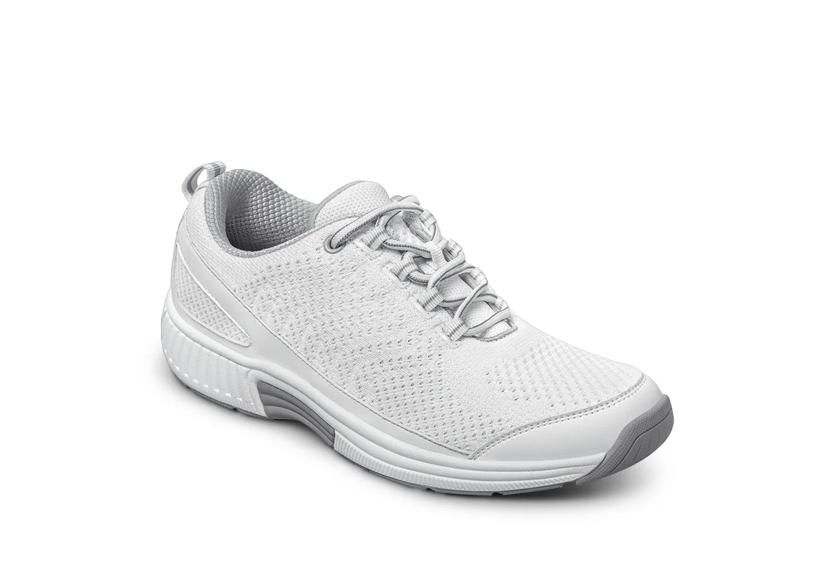 OrthoFeet Coral White Women's Sneakers