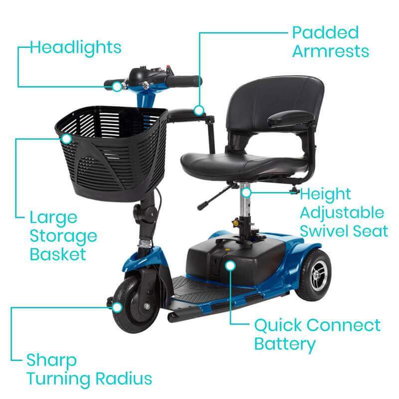 Vive 3 Wheel Scooter Bundle