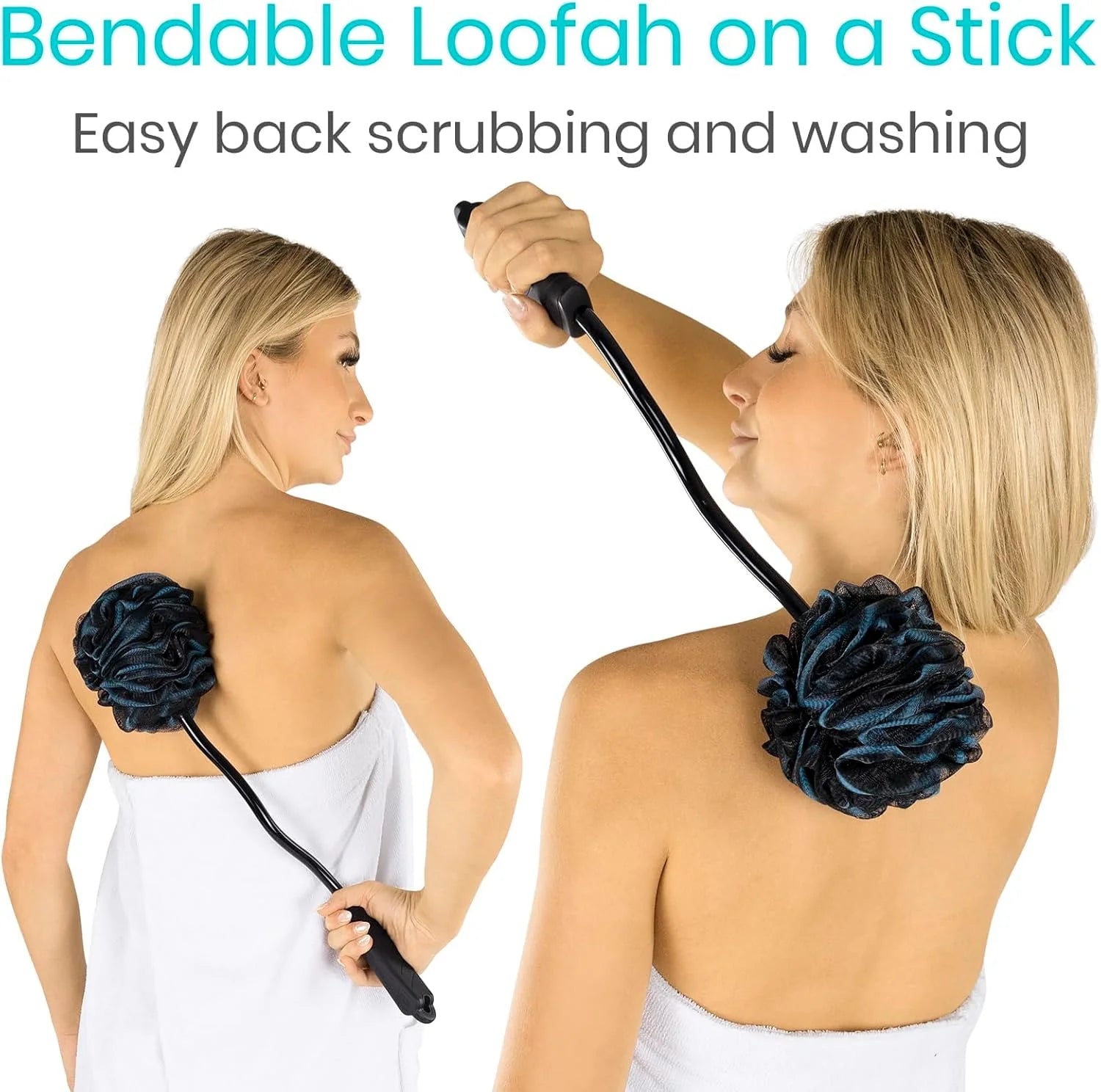 Vive Bendable Loofah Brush