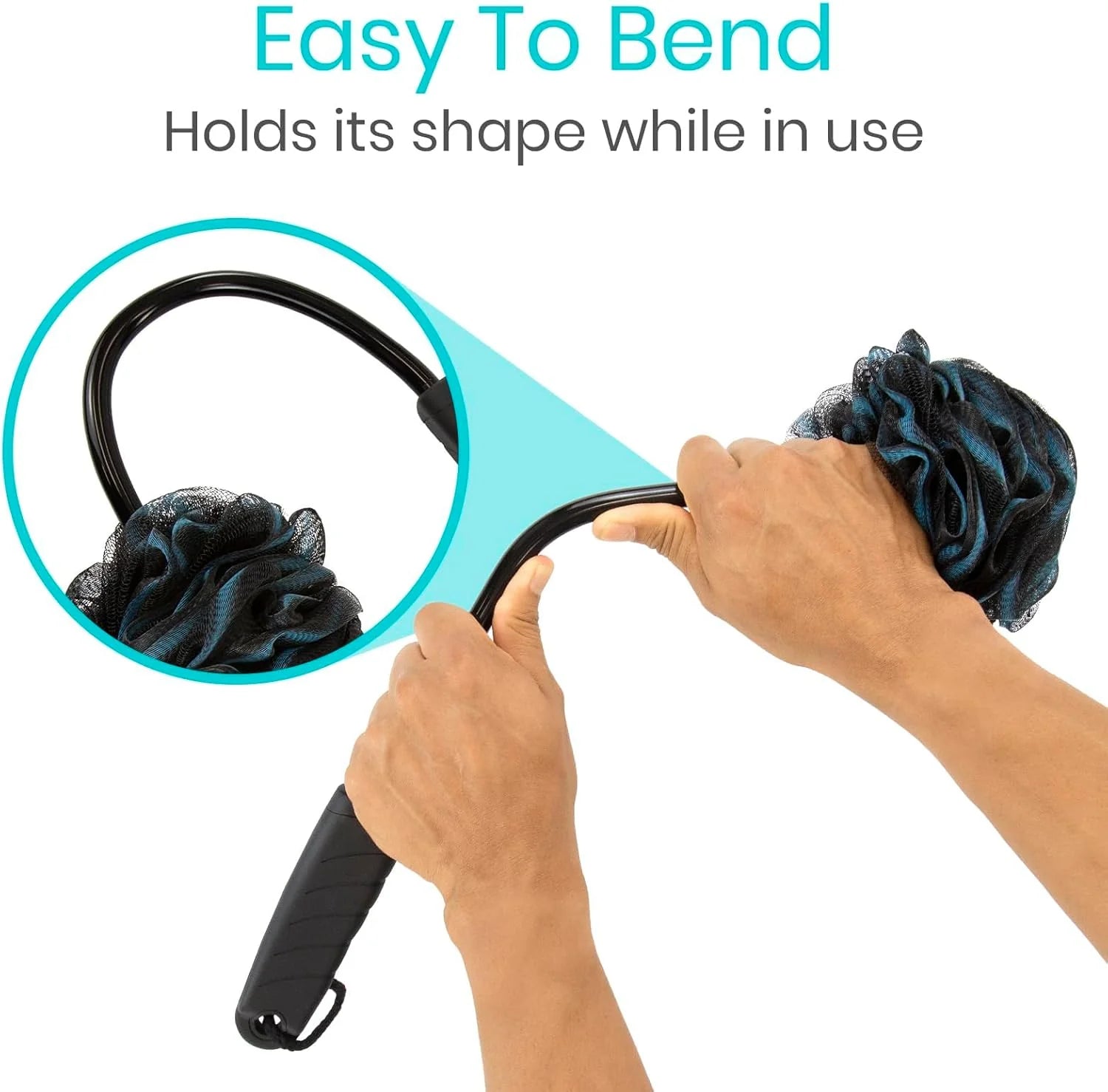 Vive Bendable Loofah Brush