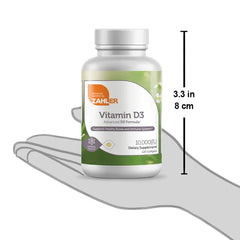 Zahler Vitamin D3 Softgels 10,000 IU