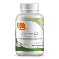 Zahler Vitamin D3 Softgels 1000 IU