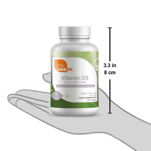 Zahler Vitamin D3 Softgels 5000 IU