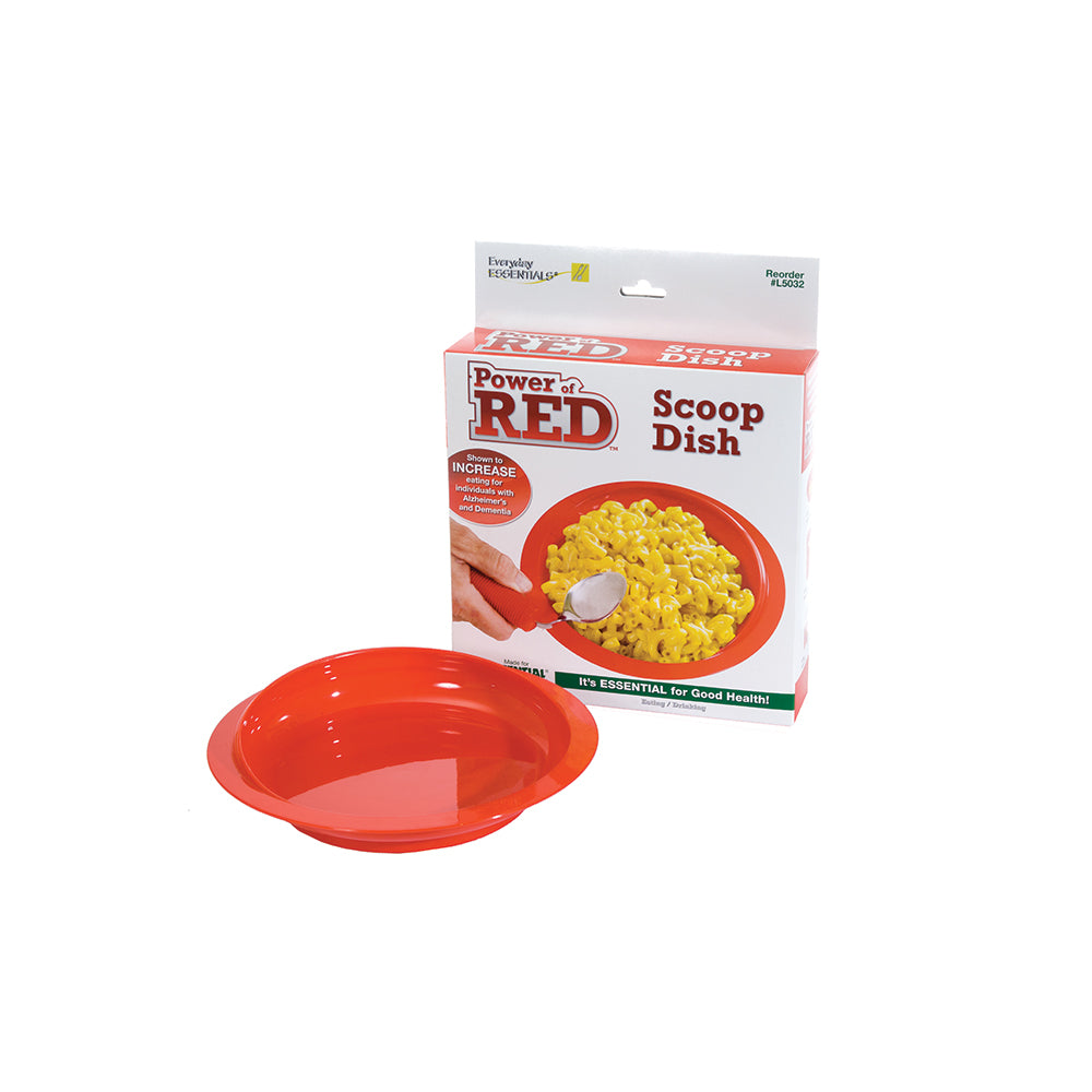 Milliken Medical Power of Red Scoop Dishes