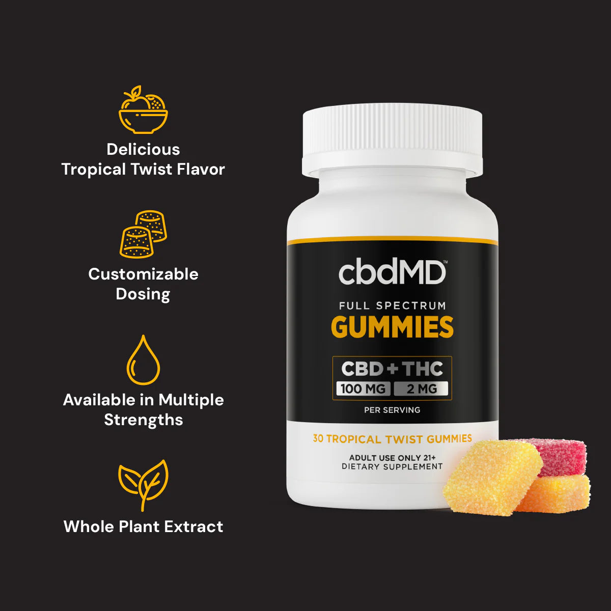 cbdMD Full Spectrum CBD Tinctures