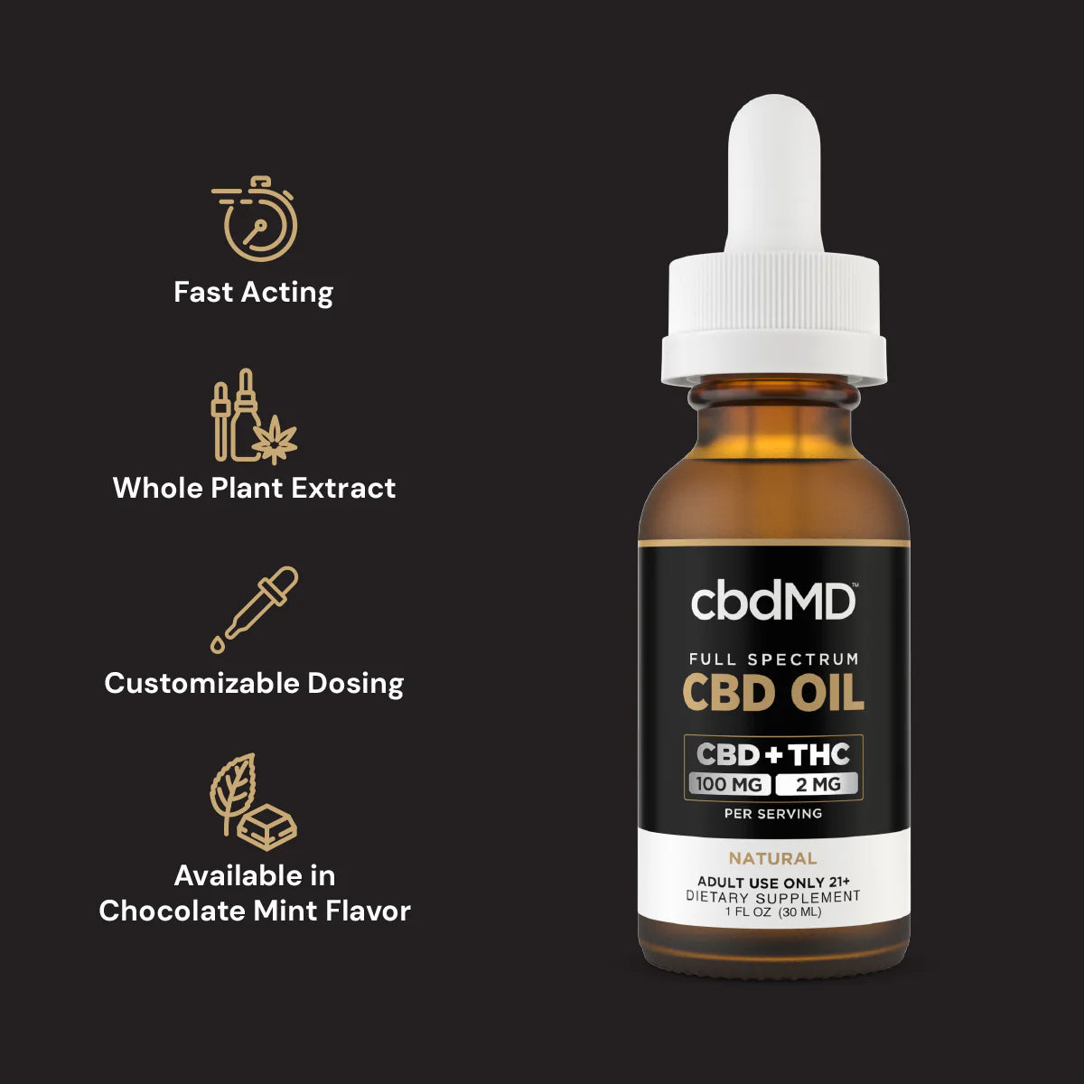 cbdMD Full Spectrum CBD Tinctures