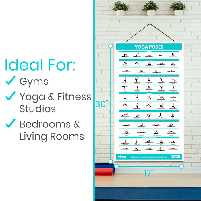 Vive Yoga Poses Poster