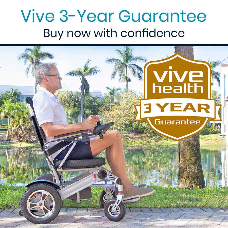 Vive Power Wheelchair - Foldable Long Range Transport Aid